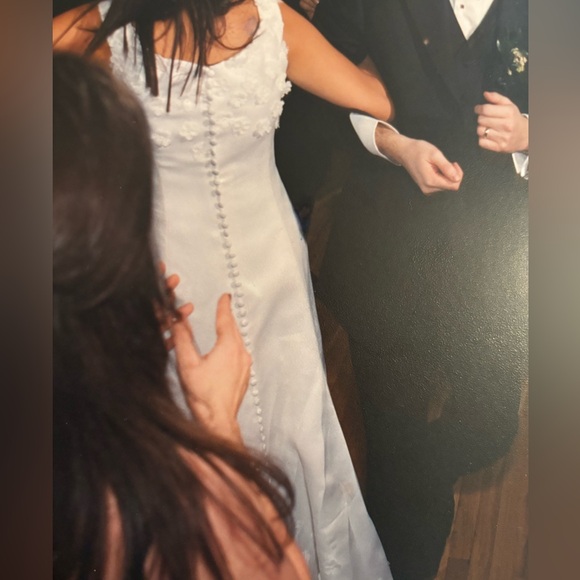 Vintage Vera Wang Wedding Gown - Picture 11 of 12